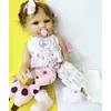 Силиконовая Коллекционная Кукла Реборн Reborn Девочка Арина ( Виниловая Кукла ) Высота 48 См