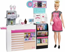 Кукла Барби Игра Кофейня Babrie Coffeу Shop Playset Mattel