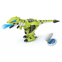 Большой Робот Динозавр на Дистанционном Управлении Интерактивный Тиранозавр Танцующий с Парогенератором + Музыка и LED Подсветка на Аккумуляторе 64 см