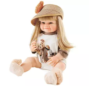 Силиконовая Коллекционная Кукла Реборн Reborn Девочка Кира Полностью Анатомическая ( Виниловая Кукла ) Высота 55 см