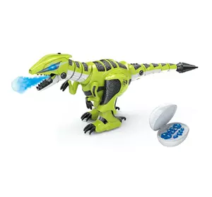 Большой Робот Динозавр на Дистанционном Управлении Интерактивный Тиранозавр Танцующий с Парогенератором + Музыка и LED Подсветка на Аккумуляторе 64 см