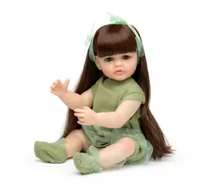 Силиконовая Коллекционная Кукла Реборн Reborn Девочка Соня ( Виниловая Кукла ) Высота 55 см