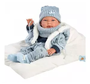 Силиконовый Новорожденный Пупс Реборн Ллоренс Испанская Виниловая Кукла Мальчик Нико 42 см Llorens